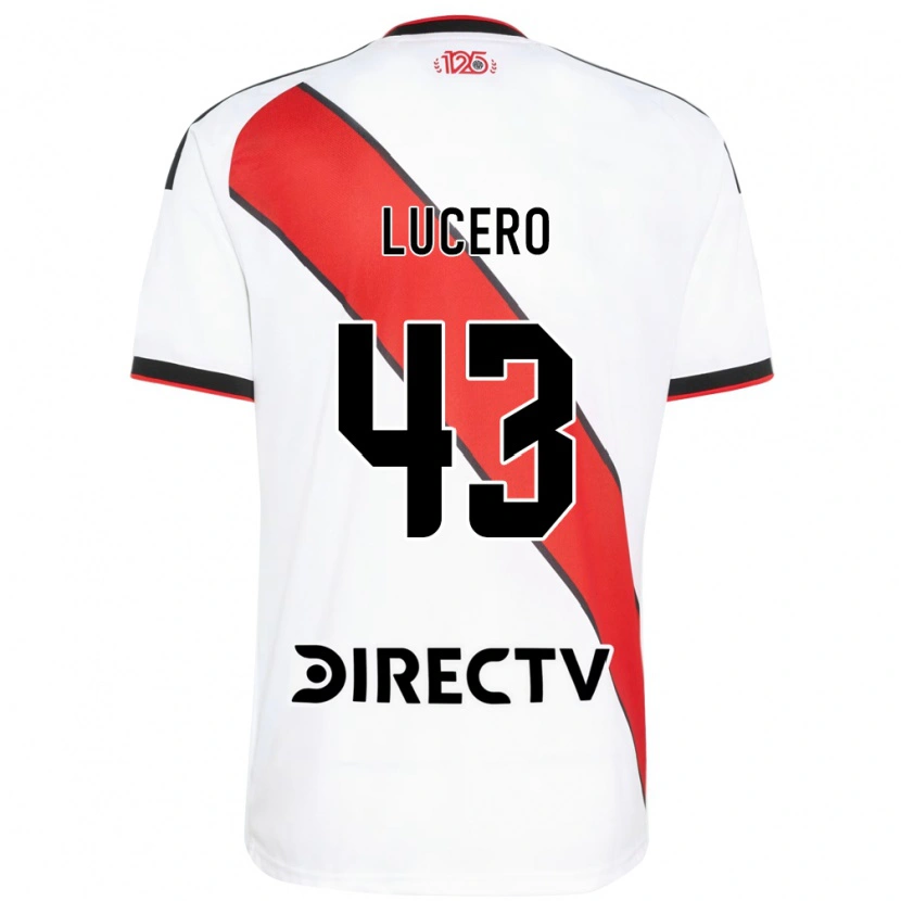 Danxen Mulher Camisola Valentín Lucero #43 Vermelho Branco Preto Principal 2026/27 Camisa Brasil
