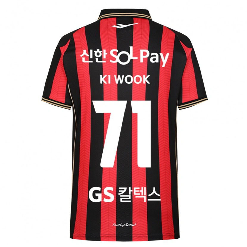 Danxen Mulher Camisola Ki-Wook Yun #71 Vermelho Branco Preto Principal 2026/27 Camisa Brasil