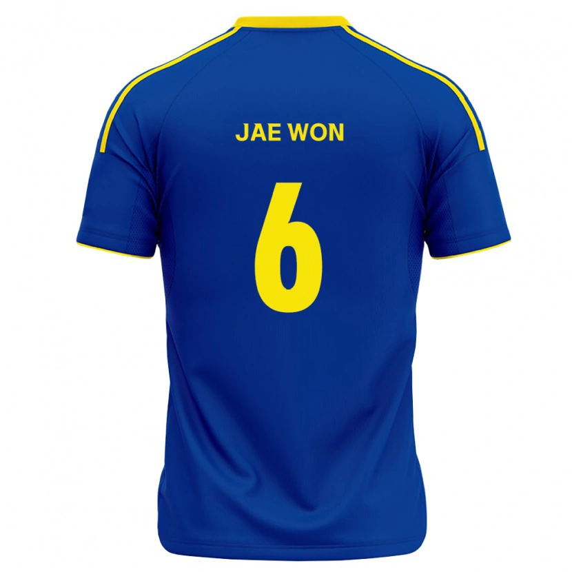 Danxen Mulher Camisola Jae-Won Han #6 Azul Real Amarelo Principal 2026/27 Camisa Brasil