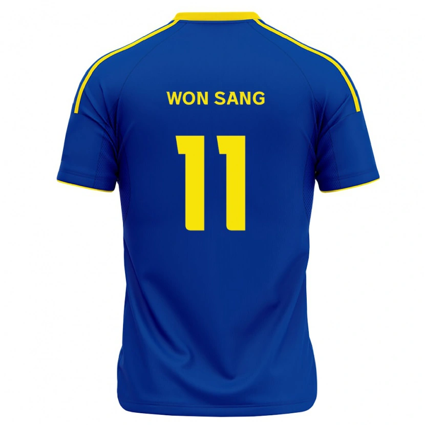 Danxen Mulher Camisola Won-Sang Um #11 Azul Real Amarelo Principal 2026/27 Camisa Brasil