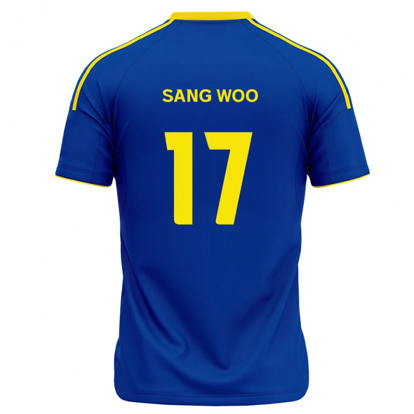 Danxen Mulher Camisola Sang-Woo Kang #17 Azul Real Amarelo Principal 2026/27 Camisa Brasil