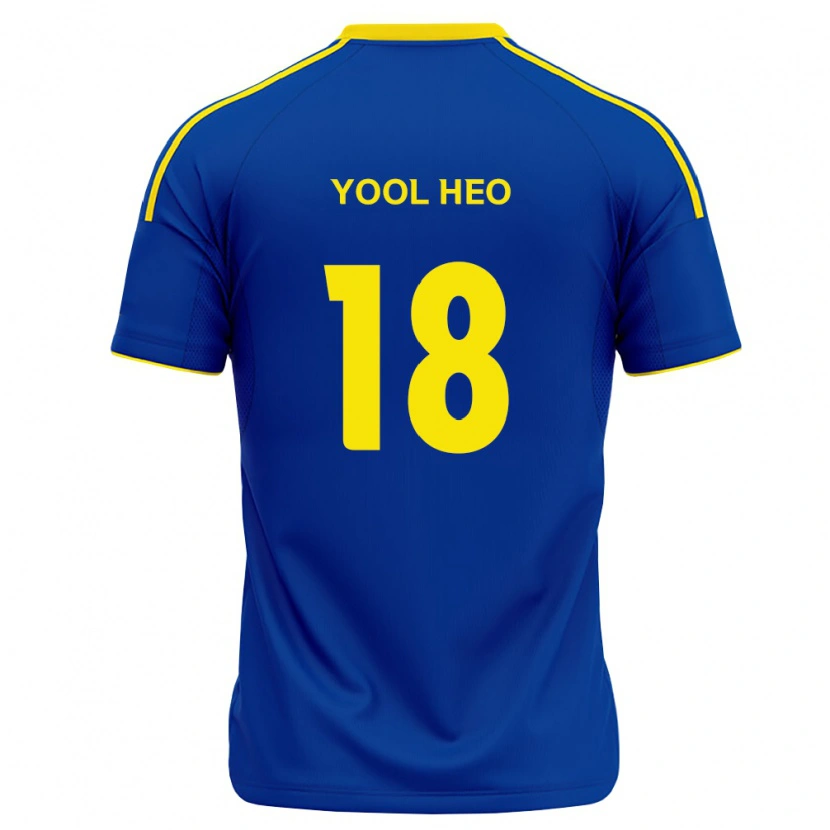 Danxen Mulher Camisola Yool Heo #18 Azul Real Amarelo Principal 2026/27 Camisa Brasil