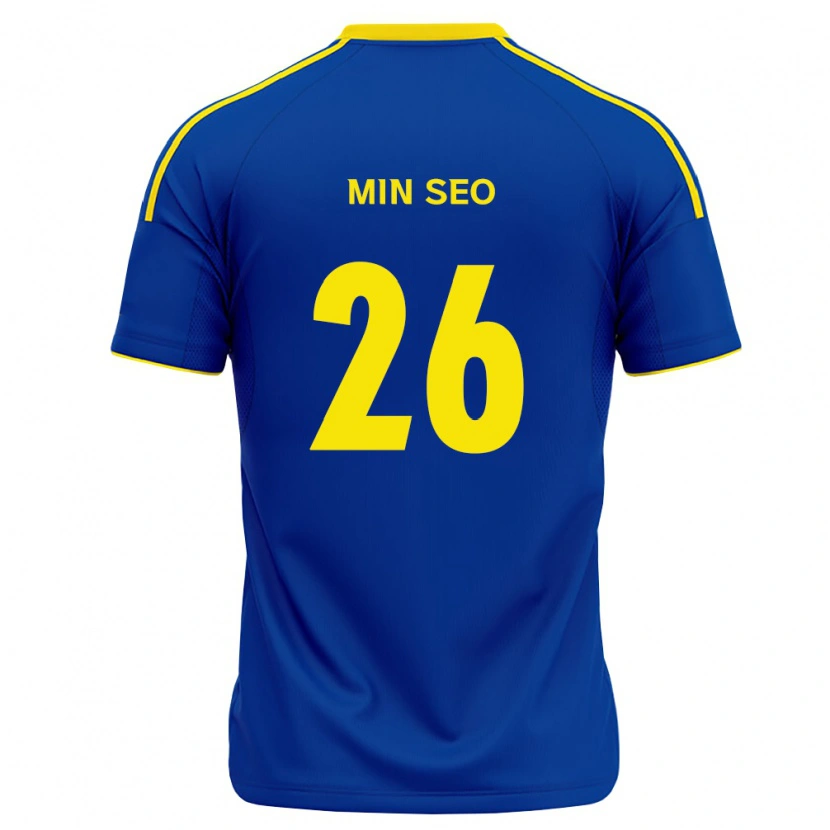 Danxen Mulher Camisola Min-Seo Park #26 Azul Real Amarelo Principal 2026/27 Camisa Brasil