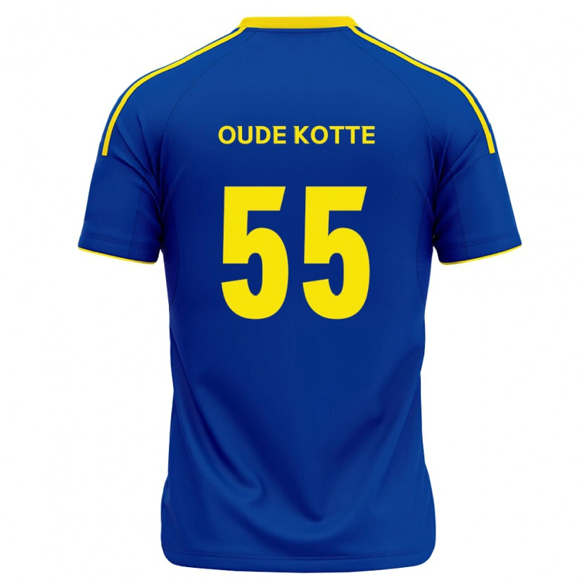 Danxen Mulher Camisola Thomas Oude Kotte #55 Azul Real Amarelo Principal 2026/27 Camisa Brasil