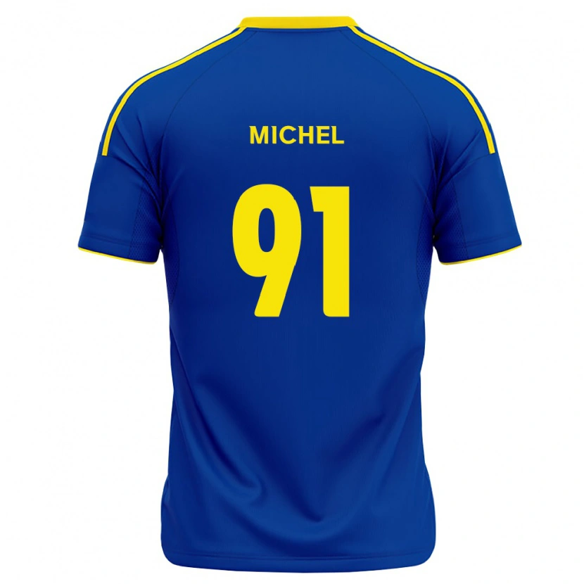 Danxen Mulher Camisola Benji Michel #91 Azul Real Amarelo Principal 2026/27 Camisa Brasil