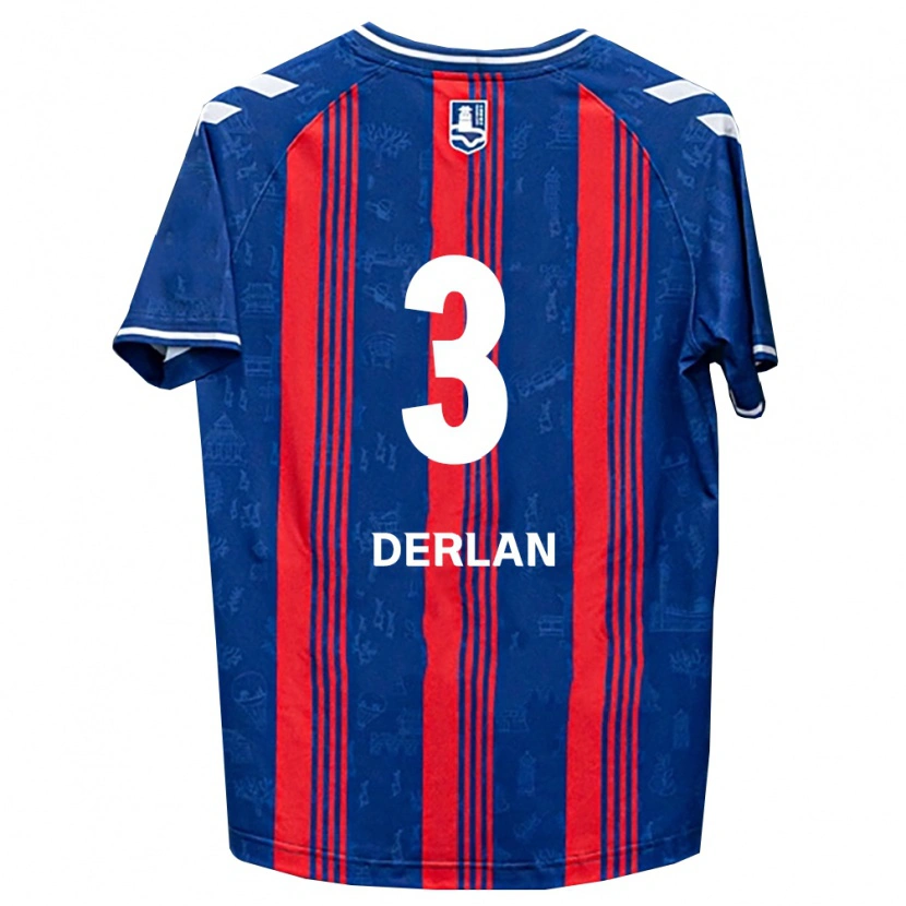 Danxen Mulher Camisola Derlan De Oliveira Bento #3 Azul Vermelho Branco Principal 2026/27 Camisa Brasil
