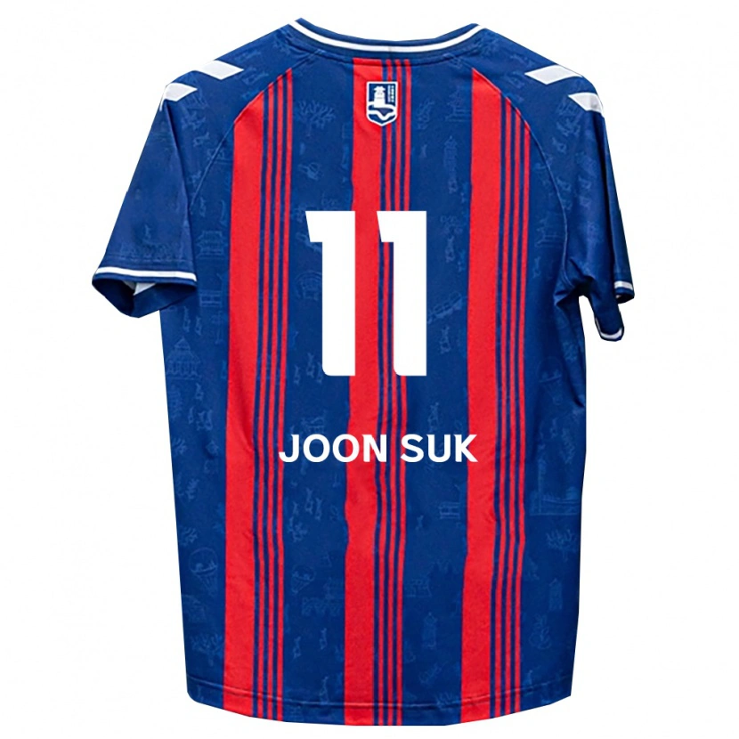 Danxen Mulher Camisola Joon-Suk Lee #11 Azul Vermelho Branco Principal 2026/27 Camisa Brasil