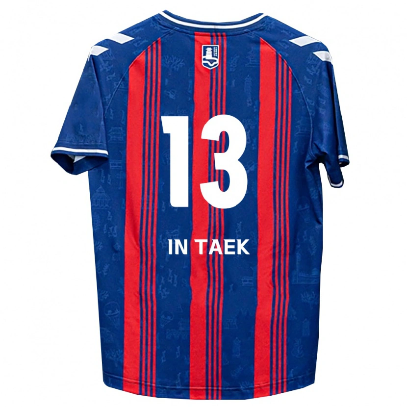 Danxen Mulher Camisola In-Taek Hwang #13 Azul Vermelho Branco Principal 2026/27 Camisa Brasil