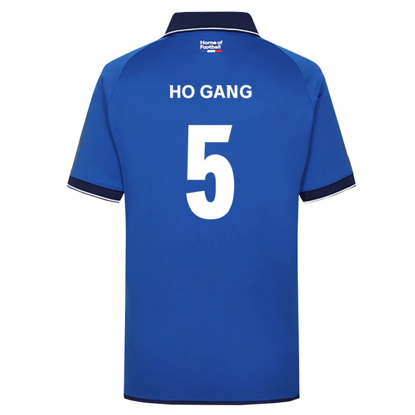 Danxen Mulher Camisola Ho-Gang Han #5 Azul Real Branco Vermelho Principal 2026/27 Camisa Brasil