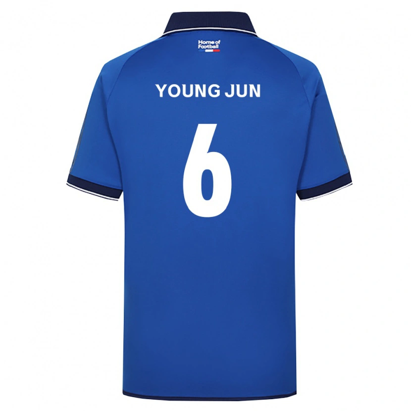 Danxen Mulher Camisola Young-Jun Choi #6 Azul Real Branco Vermelho Principal 2026/27 Camisa Brasil