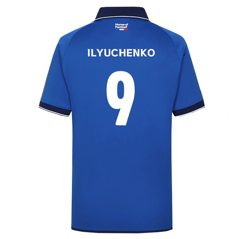 Danxen Mulher Camisola Stanislav Ilyuchenko #9 Azul Real Branco Vermelho Principal 2026/27 Camisa Brasil