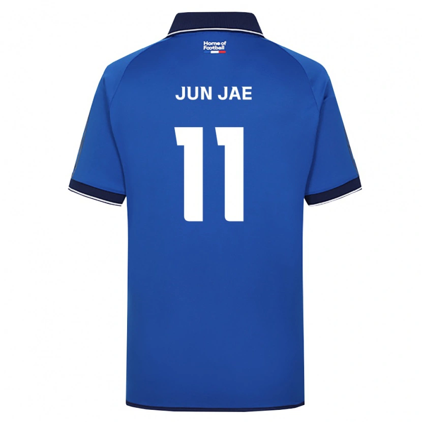 Danxen Mulher Camisola Jun-Jae Lee #11 Azul Real Branco Vermelho Principal 2026/27 Camisa Brasil