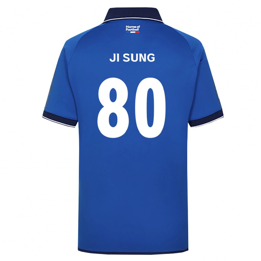Danxen Mulher Camisola Ji-Sung Kim #80 Azul Real Branco Vermelho Principal 2026/27 Camisa Brasil
