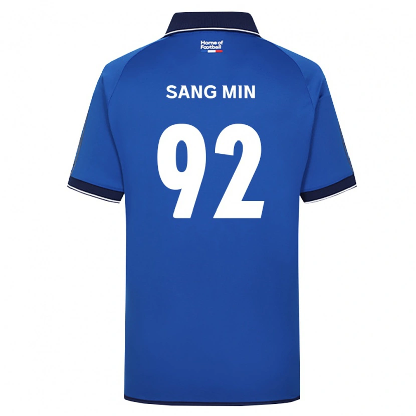 Danxen Mulher Camisola Sang-Min Lee #92 Azul Real Branco Vermelho Principal 2026/27 Camisa Brasil