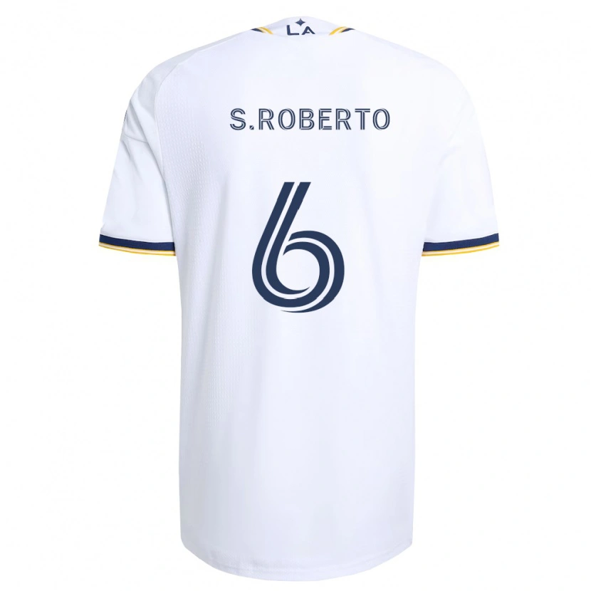 Danxen Mulher Camisola Sergi Roberto #6 Azul E Branco Principal 2026/27 Camisa Brasil
