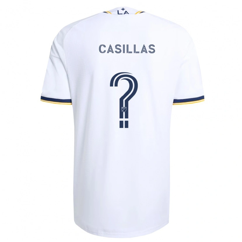 Danxen Mulher Camisola Victor Casillas #0 Azul E Branco Principal 2026/27 Camisa Brasil