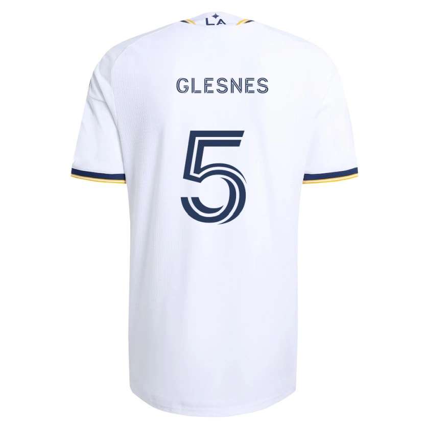 Danxen Mulher Camisola Jakob Glesnes #5 Azul E Branco Principal 2026/27 Camisa Brasil