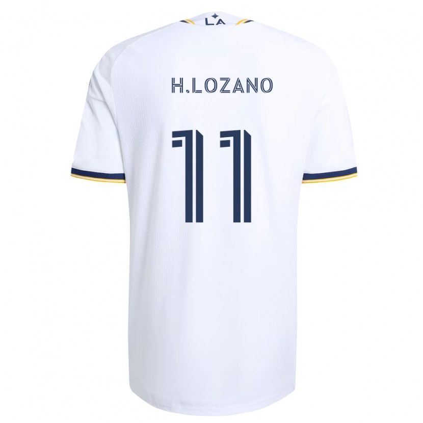 Danxen Mulher Camisola Hirving Lozano #11 Azul E Branco Principal 2026/27 Camisa Brasil