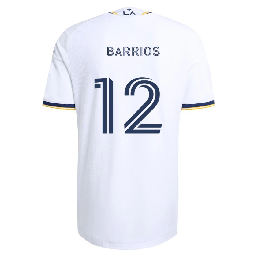 Danxen Mulher Camisola Michael Barrios #12 Azul E Branco Principal 2026/27 Camisa Brasil