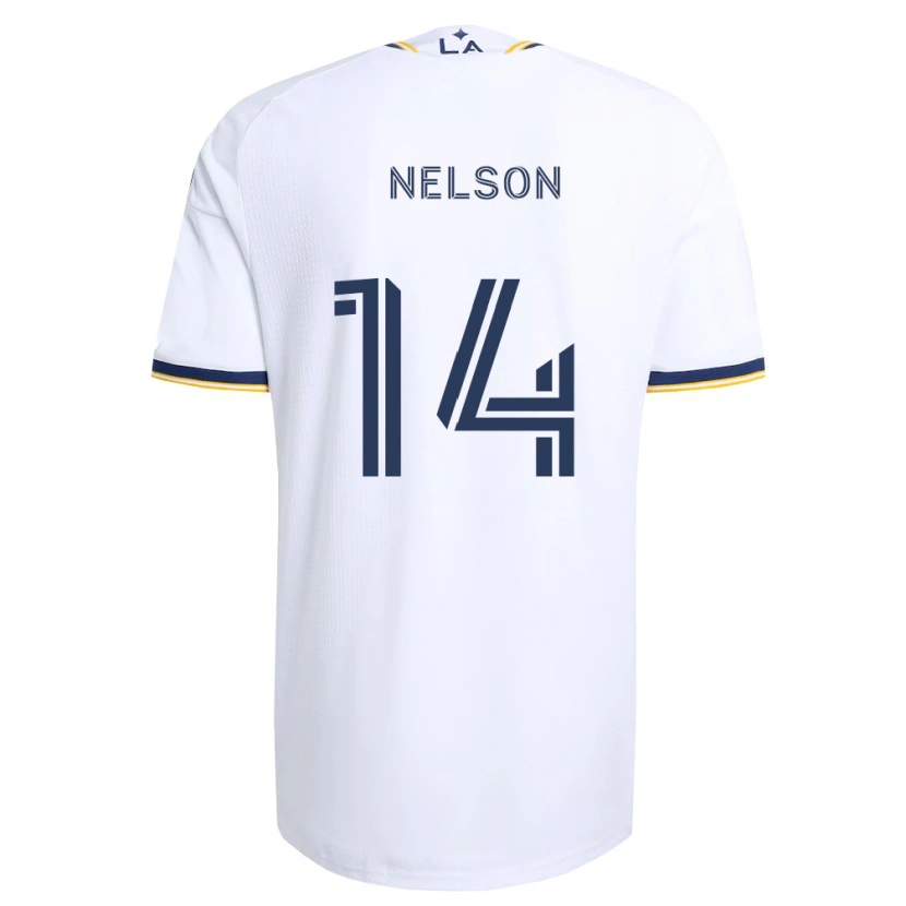 Danxen Mulher Camisola John Nelson #14 Azul E Branco Principal 2026/27 Camisa Brasil
