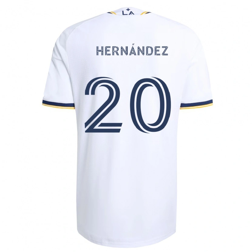 Danxen Mulher Camisola Roberto Hernández #20 Azul E Branco Principal 2026/27 Camisa Brasil