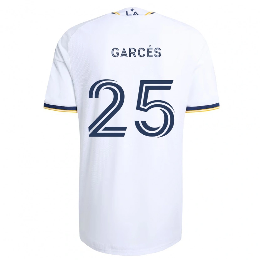 Danxen Mulher Camisola Carlos Garcés #25 Azul E Branco Principal 2026/27 Camisa Brasil