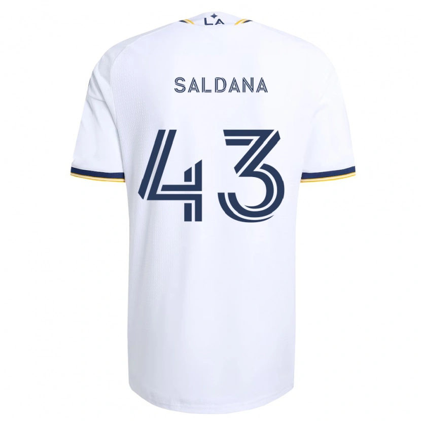 Danxen Mulher Camisola Adam Saldaña #43 Azul E Branco Principal 2026/27 Camisa Brasil