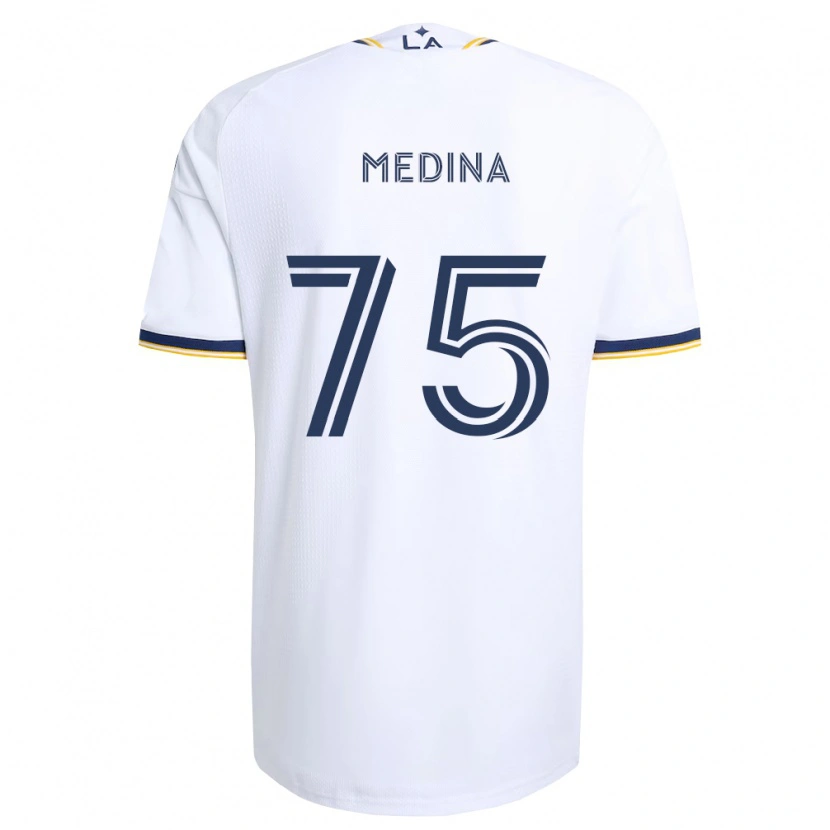 Danxen Mulher Camisola Aaron Medina #75 Azul E Branco Principal 2026/27 Camisa Brasil