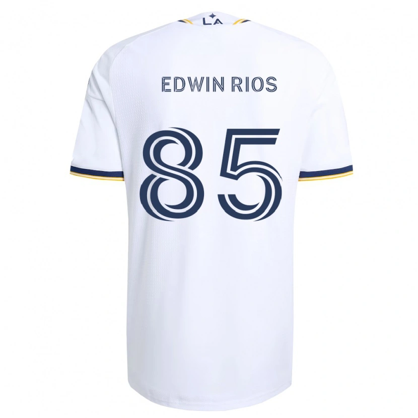 Danxen Mulher Camisola Edwin Ríos #85 Azul E Branco Principal 2026/27 Camisa Brasil