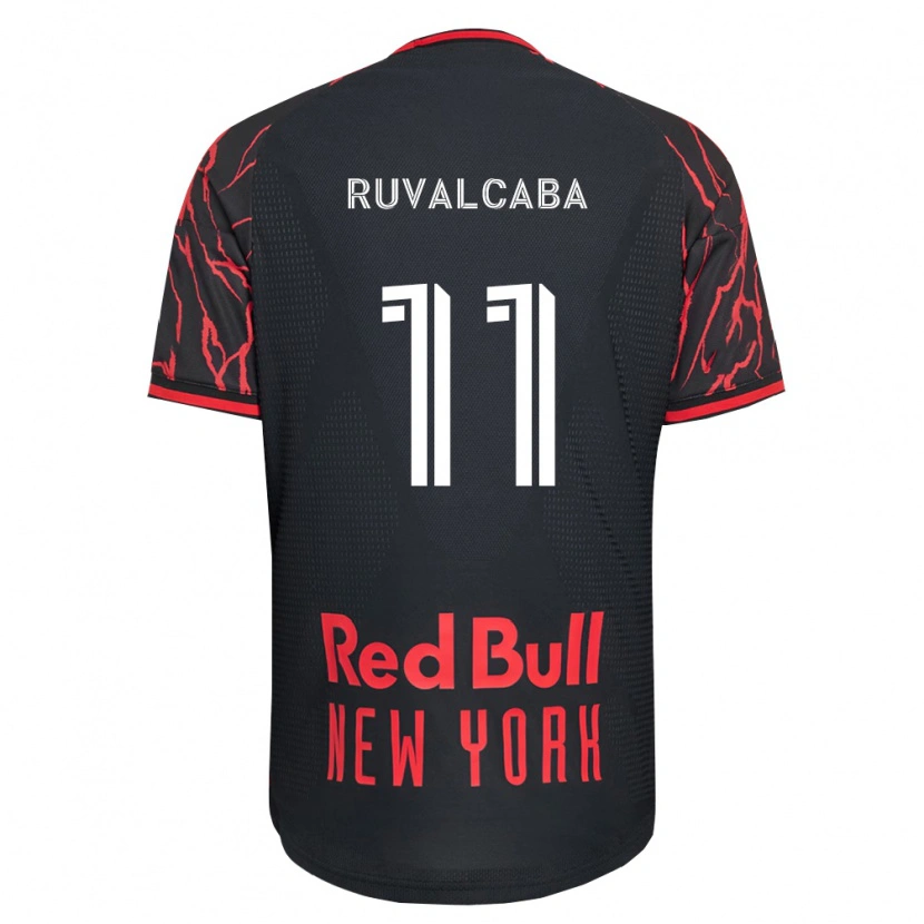 Danxen Mulher Camisola Jorge Ruvalcaba #11 Vermelho Preto Branco Principal 2026/27 Camisa Brasil