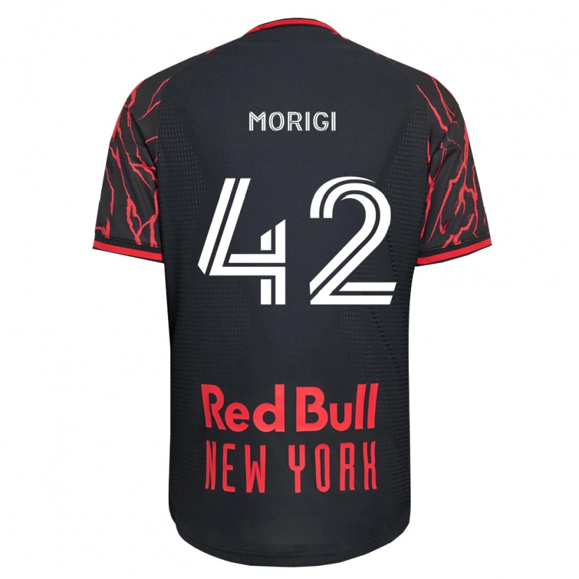 Danxen Mulher Camisola Marco Morigi #42 Vermelho Preto Branco Principal 2026/27 Camisa Brasil