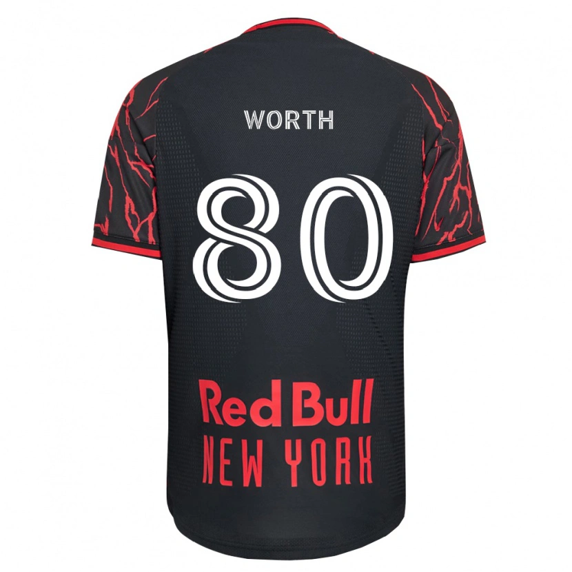 Danxen Mulher Camisola Nate Worth #80 Vermelho Preto Branco Principal 2026/27 Camisa Brasil