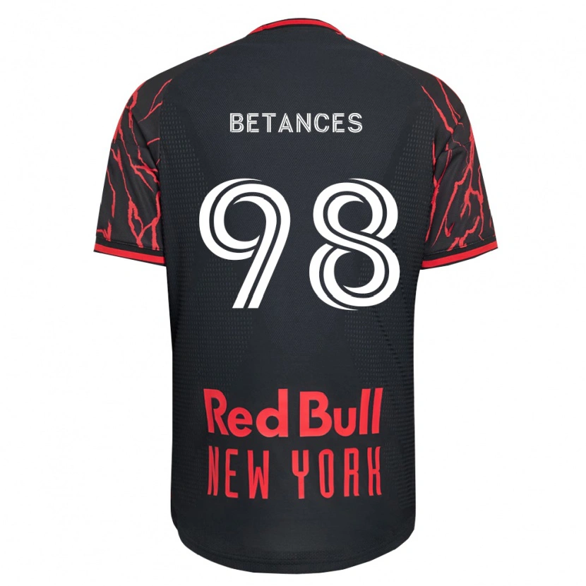 Danxen Mulher Camisola Aidan Betances #98 Vermelho Preto Branco Principal 2026/27 Camisa Brasil