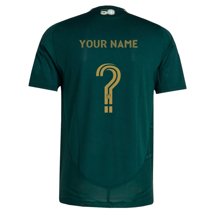 Danxen Mulher Camisola Seu Nome #0 Verde Escuro Marrom Principal 2026/27 Camisa Brasil