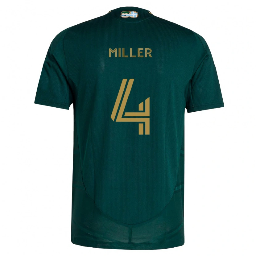 Danxen Mulher Camisola Kamal Miller #4 Verde Escuro Marrom Principal 2026/27 Camisa Brasil