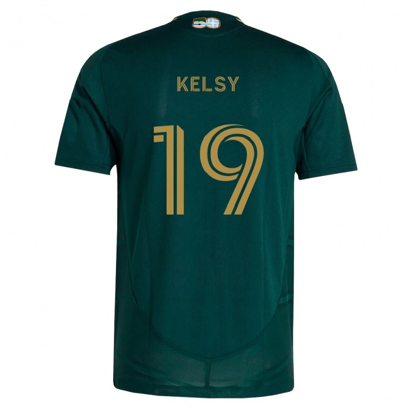 Danxen Mulher Camisola Kevin Kelsy #19 Verde Escuro Marrom Principal 2026/27 Camisa Brasil