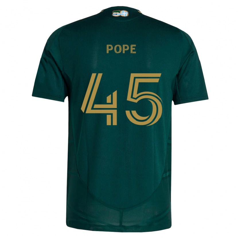 Danxen Mulher Camisola Blake Pope #45 Verde Escuro Marrom Principal 2026/27 Camisa Brasil
