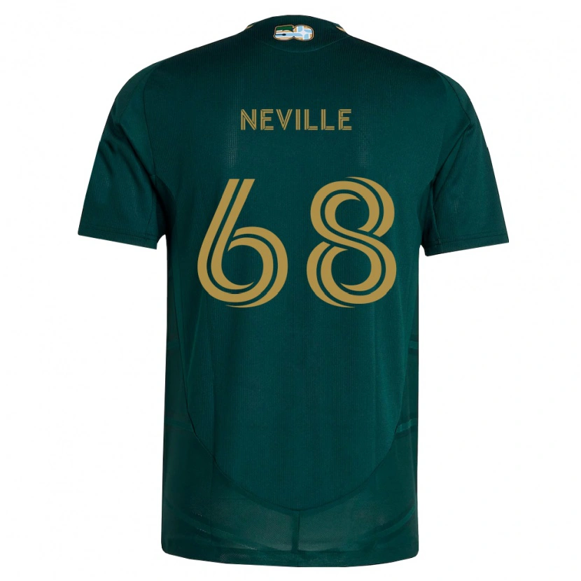 Danxen Mulher Camisola Harvey Neville #68 Verde Escuro Marrom Principal 2026/27 Camisa Brasil