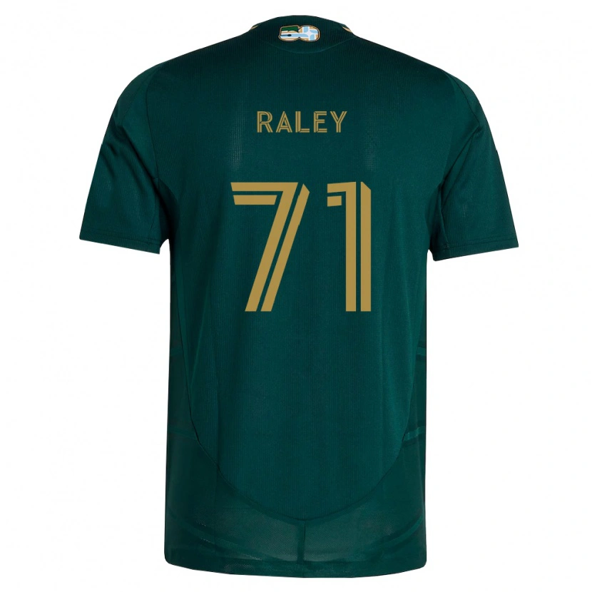 Danxen Mulher Camisola Liam Raley #71 Verde Escuro Marrom Principal 2026/27 Camisa Brasil