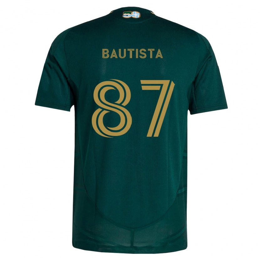 Danxen Mulher Camisola Ricardo Bautista #87 Verde Escuro Marrom Principal 2026/27 Camisa Brasil