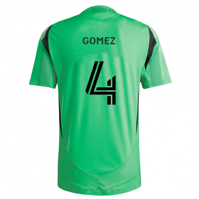 Danxen Mulher Camisola Antonio Gomez #4 Verde Esmeralda Preto Principal 2026/27 Camisa Brasil