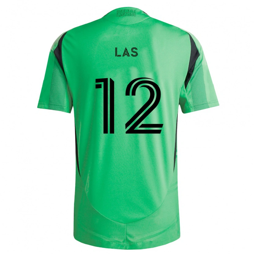 Danxen Mulher Camisola Damian Las #12 Verde Esmeralda Preto Principal 2026/27 Camisa Brasil