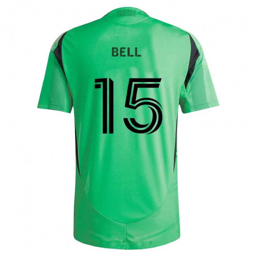Danxen Mulher Camisola Jon Bell #15 Verde Esmeralda Preto Principal 2026/27 Camisa Brasil