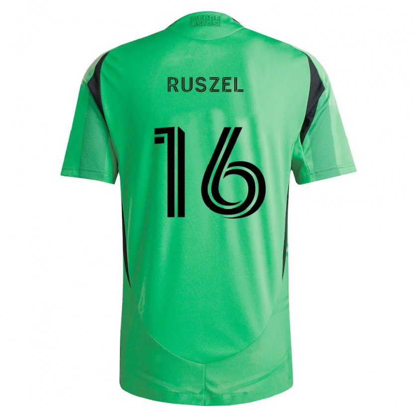 Danxen Mulher Camisola Marcel Ruszel #16 Verde Esmeralda Preto Principal 2026/27 Camisa Brasil