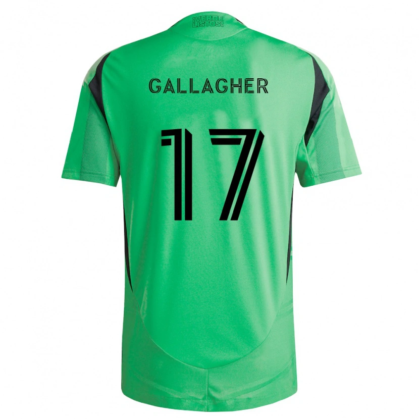 Danxen Mulher Camisola Jon Gallagher #17 Verde Esmeralda Preto Principal 2026/27 Camisa Brasil