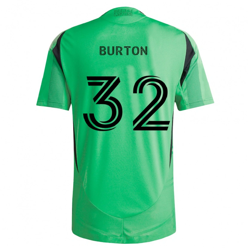 Danxen Mulher Camisola Micah Burton #32 Verde Esmeralda Preto Principal 2026/27 Camisa Brasil