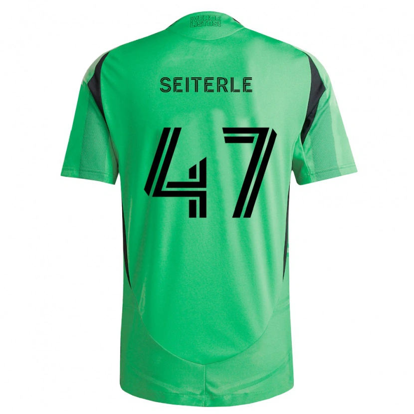 Danxen Mulher Camisola Sebastian Seiterle #47 Verde Esmeralda Preto Principal 2026/27 Camisa Brasil