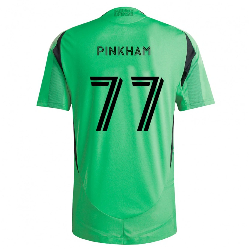 Danxen Mulher Camisola Chris Pinkham #77 Verde Esmeralda Preto Principal 2026/27 Camisa Brasil
