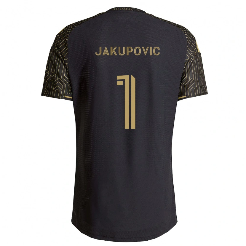 Danxen Mulher Camisola Eldin Jakupovic #1 Marrom Preto Principal 2026/27 Camisa Brasil