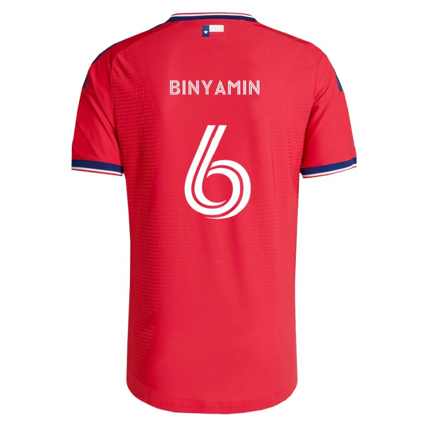 Danxen Mulher Camisola Ran Binyamin #6 Vermelho Azul Branco Principal 2026/27 Camisa Brasil
